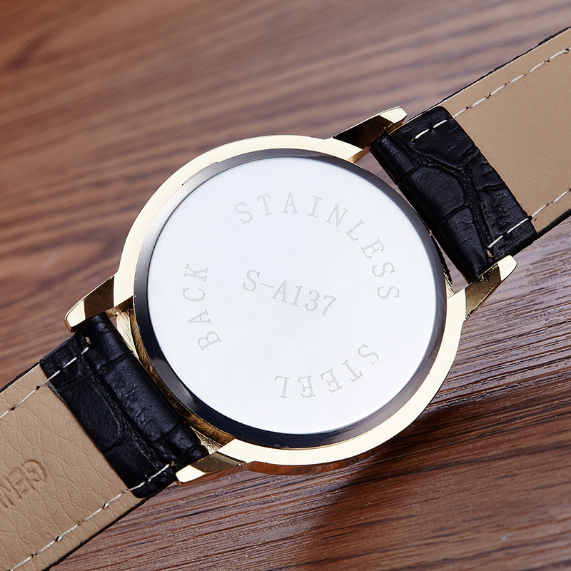 Innovative LED Touch Screen Watch Band - Waterproof Noctilucent for Students and Couples, Genuine Leather - Image 4