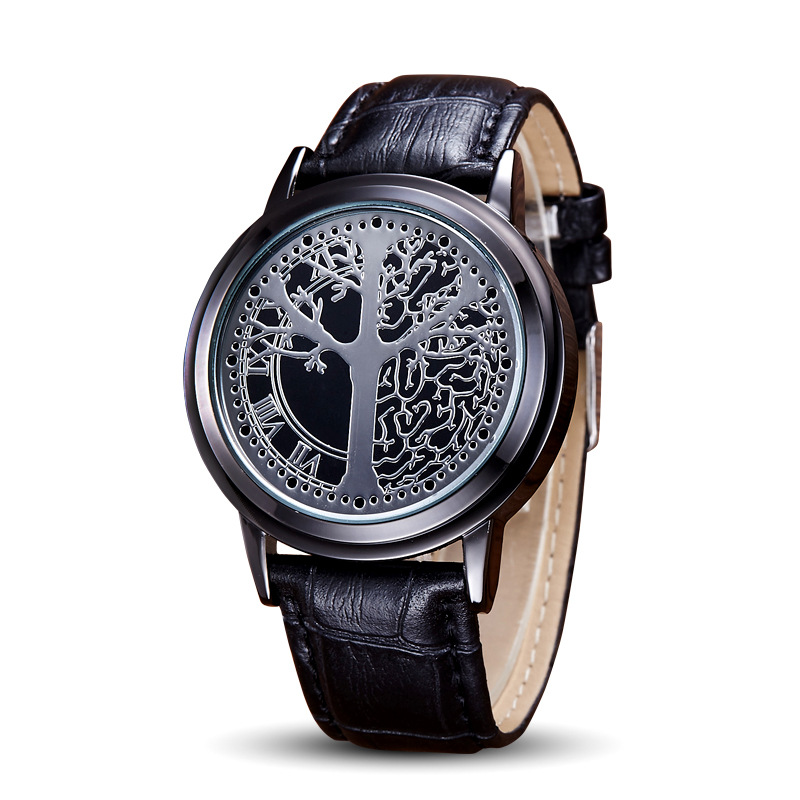 Innovative LED Touch Screen Watch Band - Waterproof Noctilucent for Students and Couples, Genuine Leather - Image 6