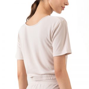 Women's Breathable Short-Sleeved Running Sportswear - Elastic Fitness Yoga Apparel