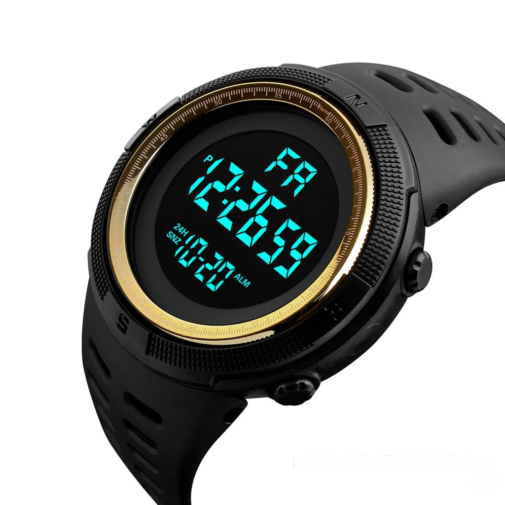 Sporty Night Light Electronic Watch with Dominant Large Dial for Timely Precision - Image 5