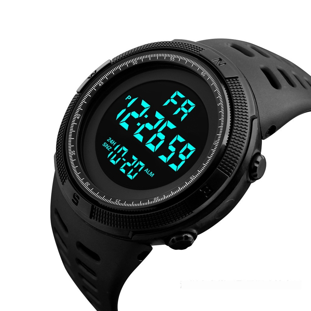 Sporty Night Light Electronic Watch with Dominant Large Dial for Timely Precision - Image 6