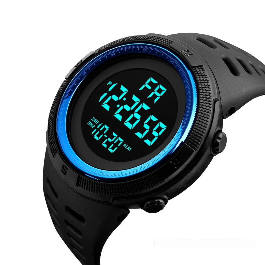 Sporty Night Light Electronic Watch with Dominant Large Dial for Timely Precision - Image 7