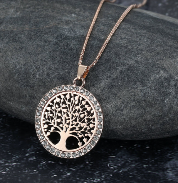 Asgard Celtic Tree of Life Pendant for Women, Adorned with Sparkling Cubic Zirconia - Image 3