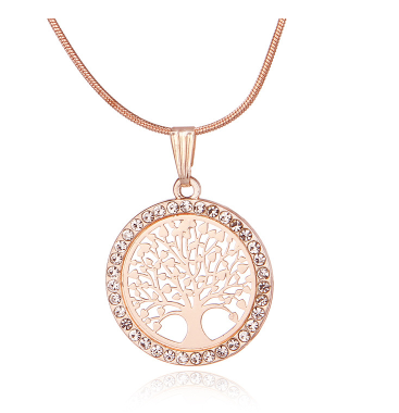 Asgard Celtic Tree of Life Pendant for Women, Adorned with Sparkling Cubic Zirconia - Image 4