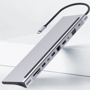 Versatile Hub Laptop Expansion Dock for Enhanced Connectivity