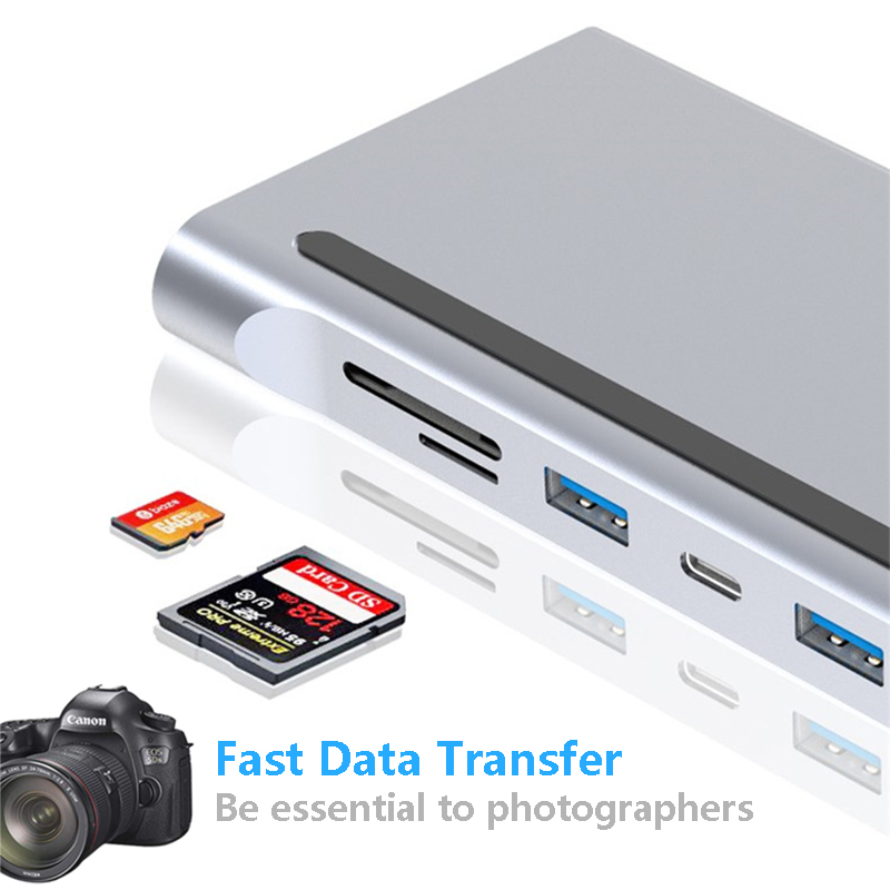 Versatile Hub Laptop Expansion Dock for Enhanced Connectivity - Image 7