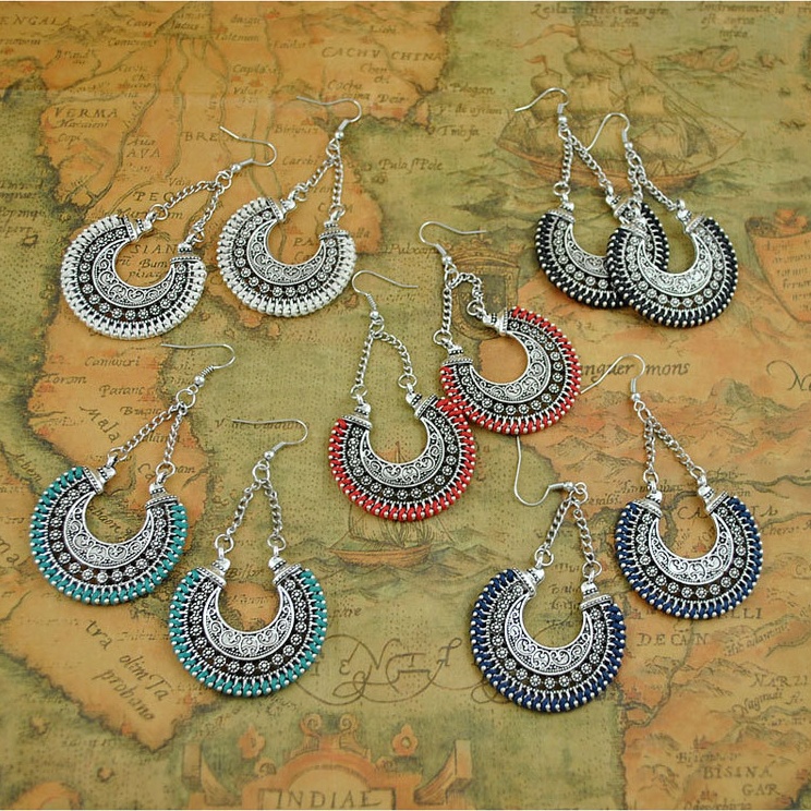 Bohemian Vintage-Inspired Earrings for a Unique Fashion Statement - Image 5