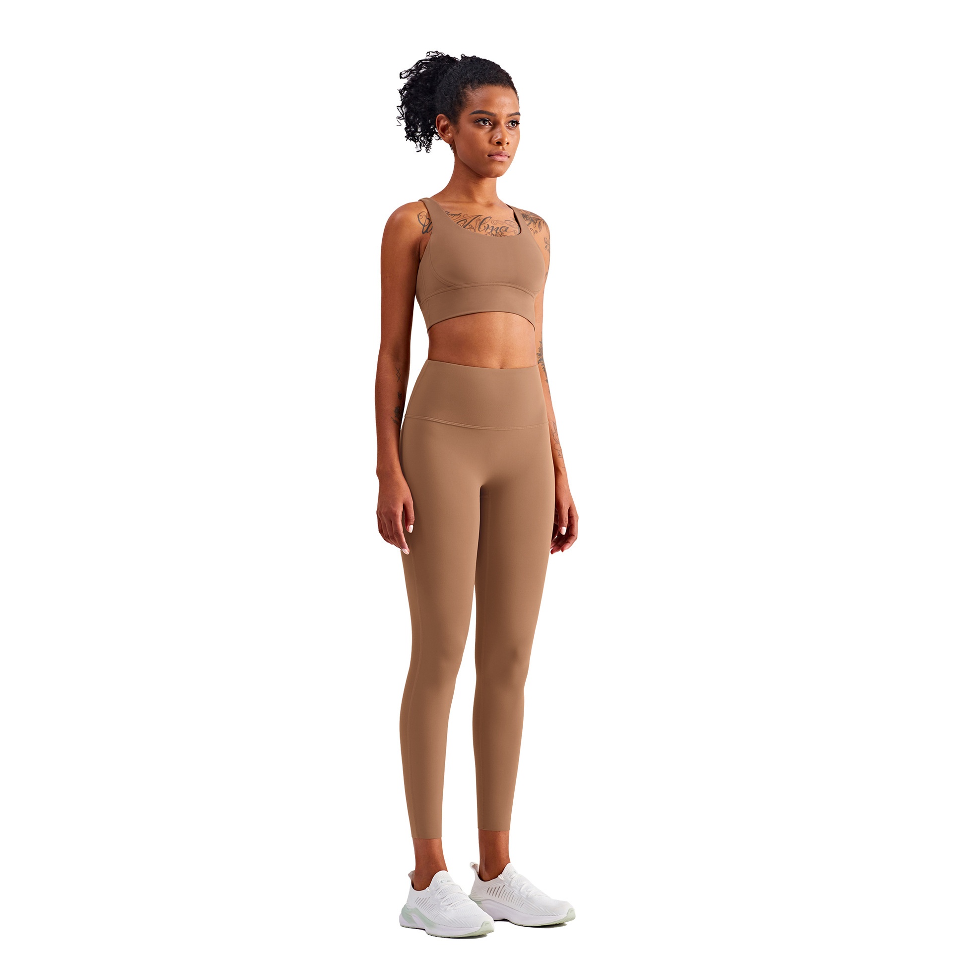 Women's High Waist Hip Lift Yoga Pants - Casual Solid Color Fashion - Image 11