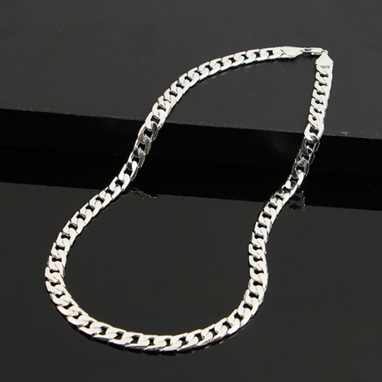 Trending European and American Men's Flat Side NK Necklaces with Unique Large Chains - Fast-Selling in Cross-Border E-Commerce - Image 5