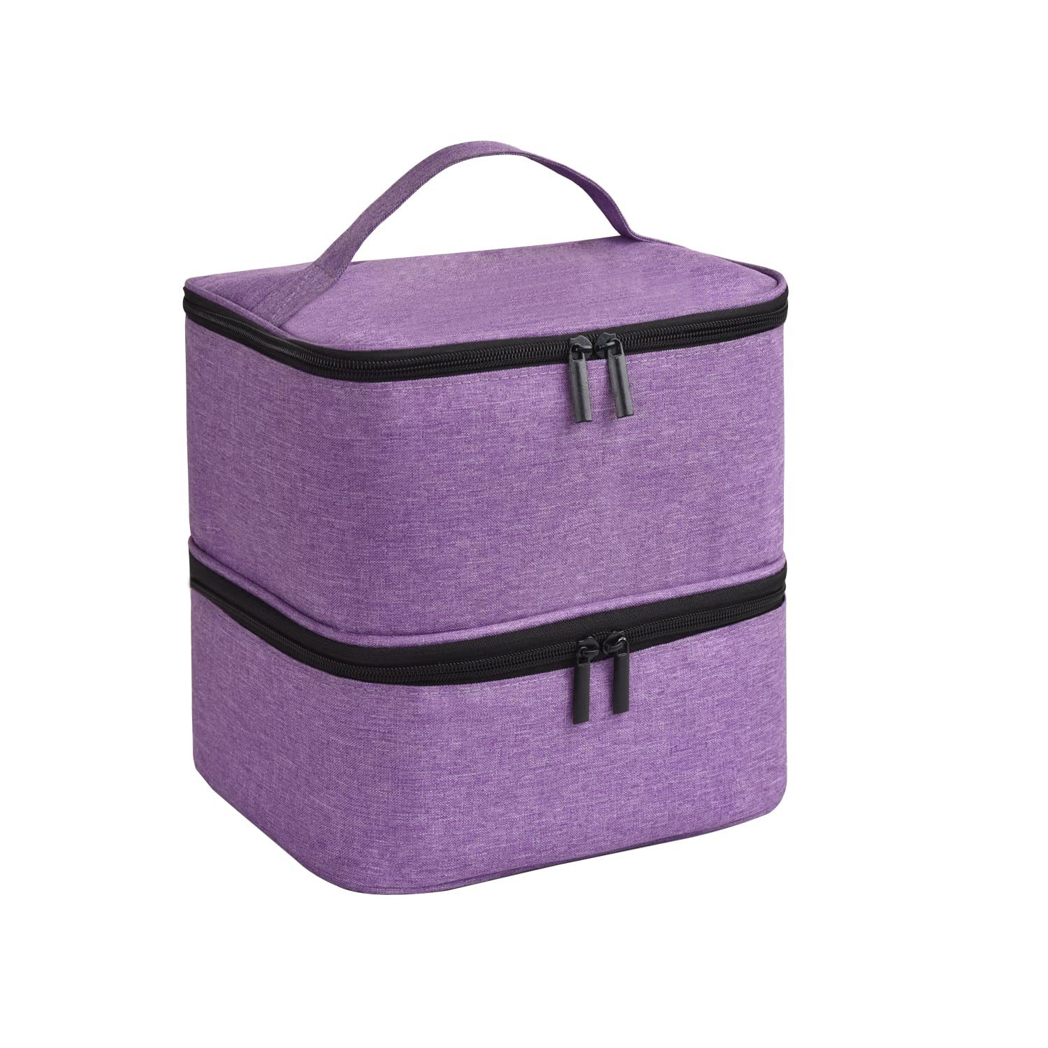 Waterproof Double-Layer Portable Nail Polish Storage Bag for Easy Organization - Image 8