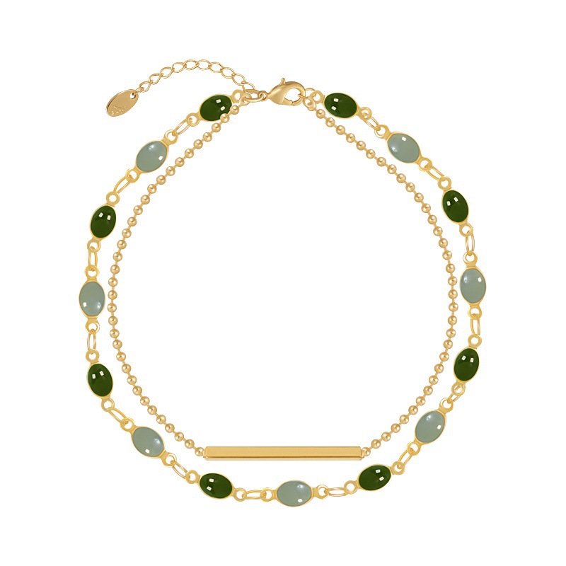 Stylish Retro Women’s Bracelet with Real Gold Plating from Dongdaemun Fashion - Image 2