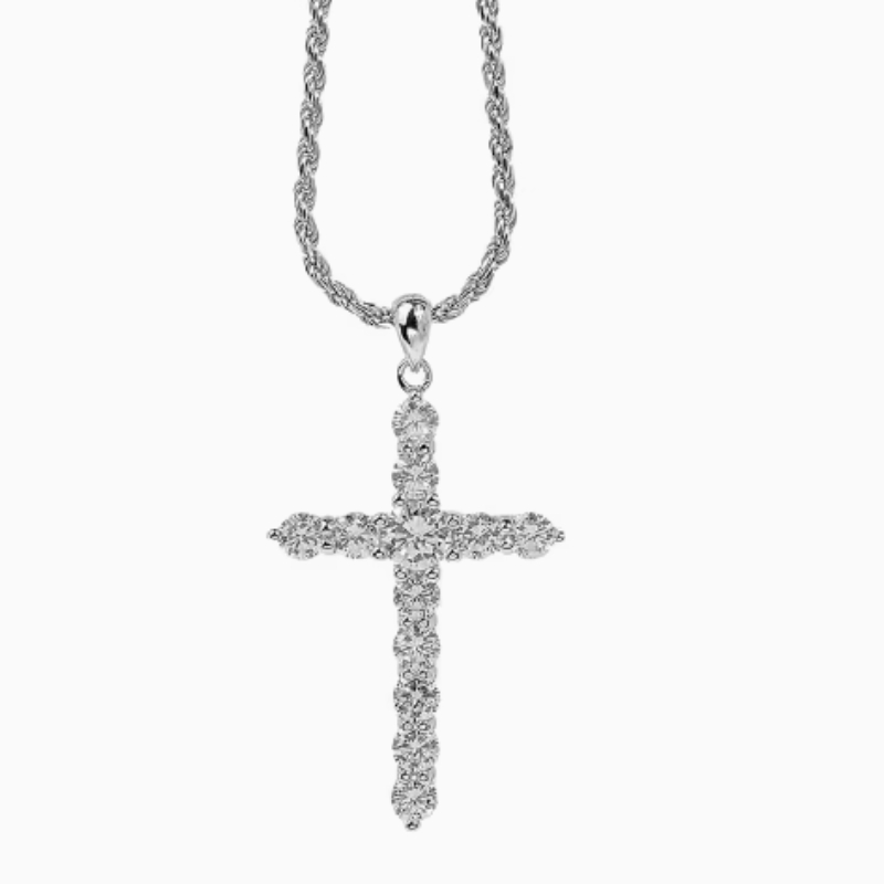 S925 Sterling Silver Cross Necklace - Unisex Design for Men & Women - Image 5