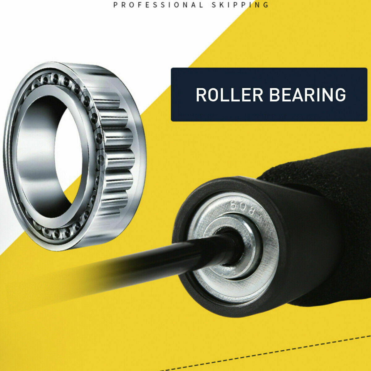 Adjustable Gym Aerobic Boxing Skipping Rope - Tangle-Free Speed Fitness Equipment with Bearing for Optimal Performance - Image 5