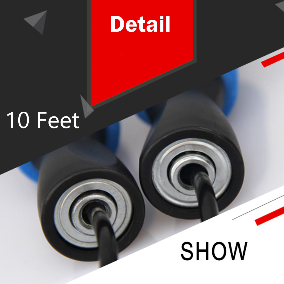 Adjustable Gym Aerobic Boxing Skipping Rope - Tangle-Free Speed Fitness Equipment with Bearing for Optimal Performance - Image 8