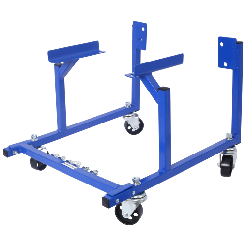 Heavy Duty Steel Engine Cradle With Wheels - 3in Powder Coated, LBS Capacity, Easy Assembly for Small Block Ford - Storage Hardware Included