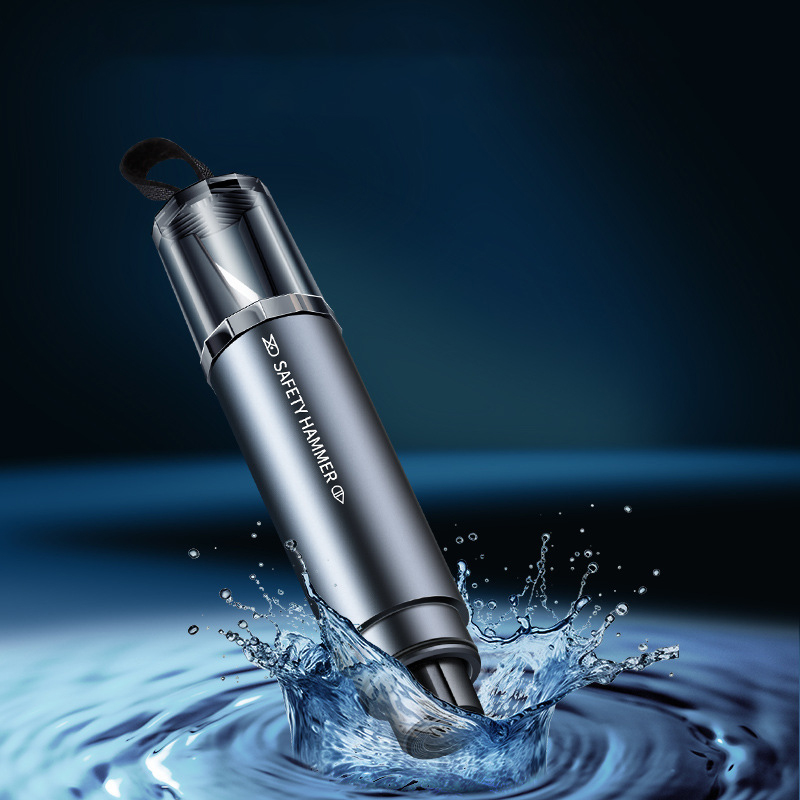 2-in-1 Car Safety Hammer: High Hardness Tungsten Steel Window Glass Breaker & Seat Belt Cutter Emergency Rescue Tool with Base - Image 20