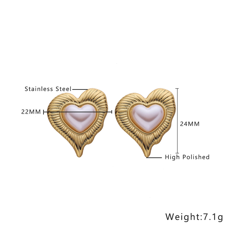 18K Gold Plated Fashion Stainless Steel Studs - Stylish & Durable Accessories - Image 11