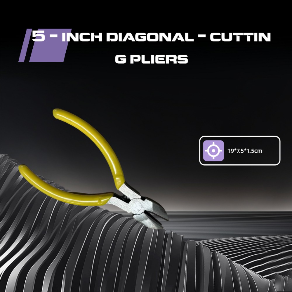 5-Inch Diagonal Pliers - Precision Sharp Edge & Angle, Neat Shear for Expert Craftsmanship. - Image 6