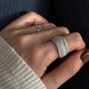 Women's Minimalist Multi-Layer Winding Ring - Elegant and Stylish Accessory