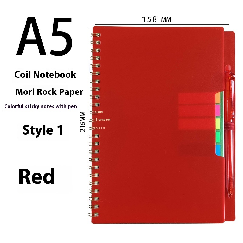 Erasable Coil Book - Reusable Draft Notebook with Thick Waterproof Forest Rock Stone Paper - Customizable Design - Image 8