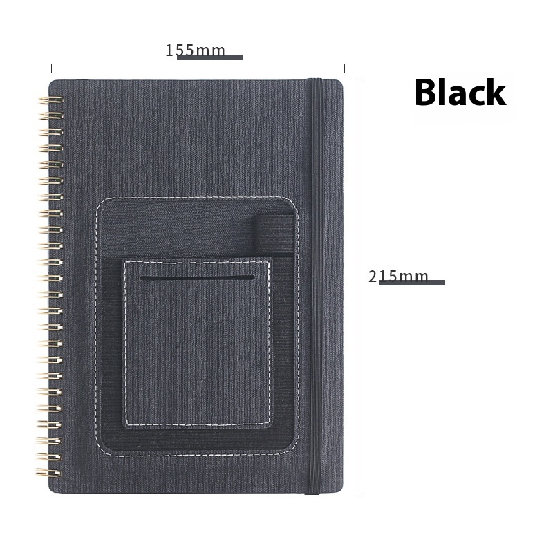 Erasable Coil Book - Reusable Draft Notebook with Thick Waterproof Forest Rock Stone Paper - Customizable Design - Image 11