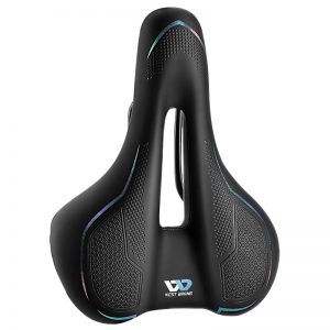 West Rider Bike High Elastic Sponge Saddle - Comfortable Cycling Fixture for Bicycles