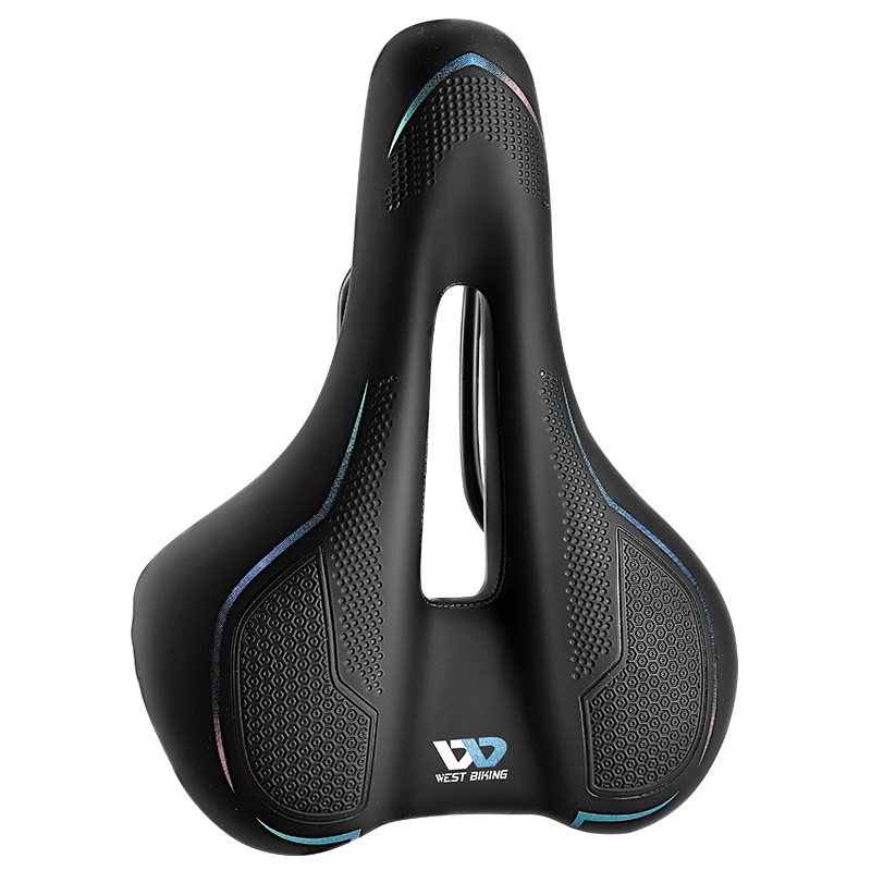 West Rider Bike High Elastic Sponge Saddle - Comfortable Cycling Fixture for Bicycles