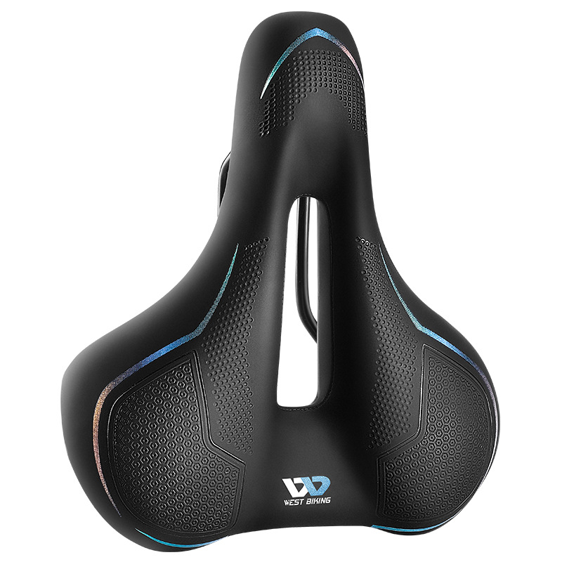 West Rider Bike High Elastic Sponge Saddle - Comfortable Cycling Fixture for Bicycles - Image 3