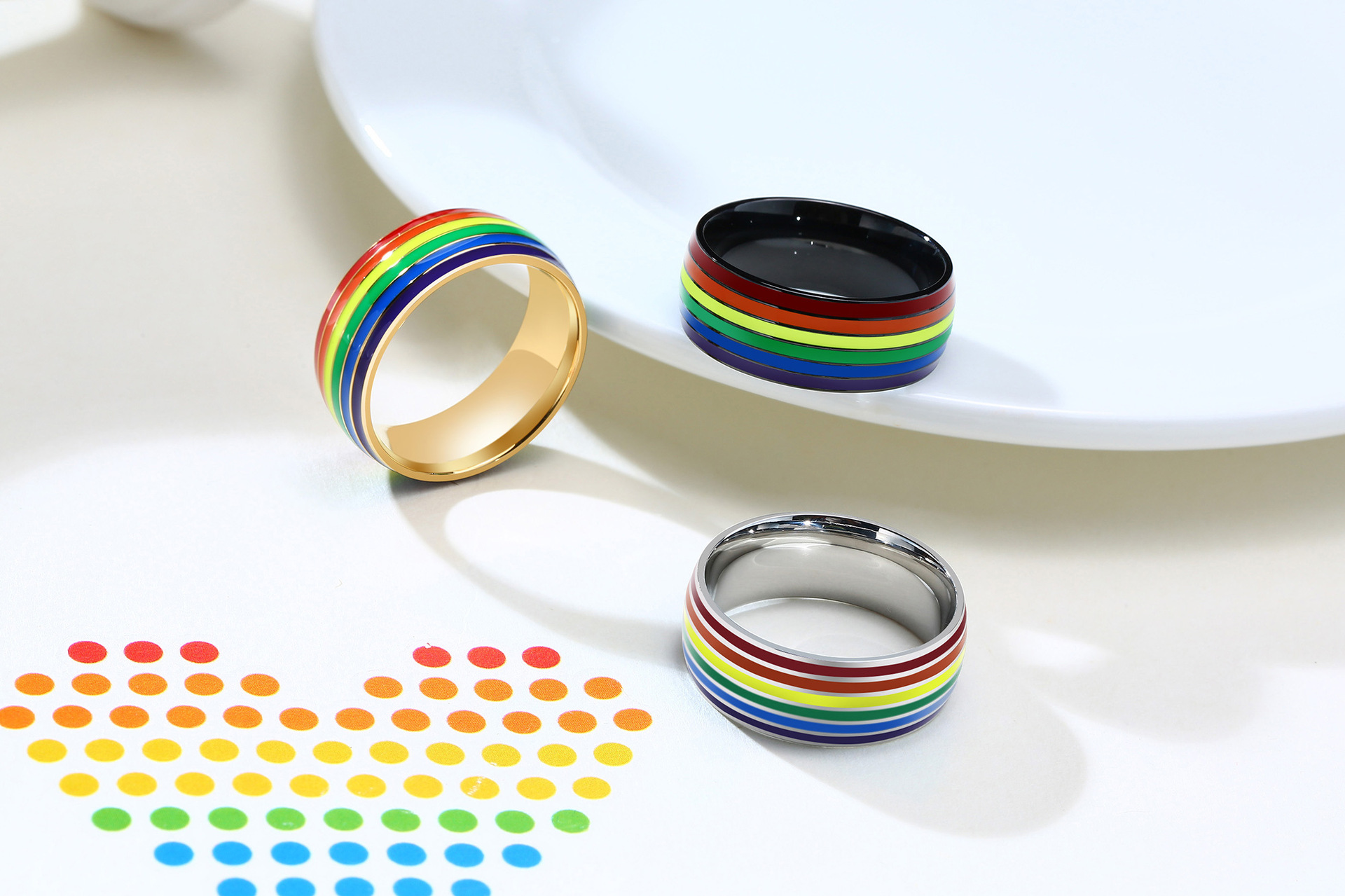 Cycolinks Rainbow Pride Unisex Ring - Celebrate Love and Diversity - Image 5