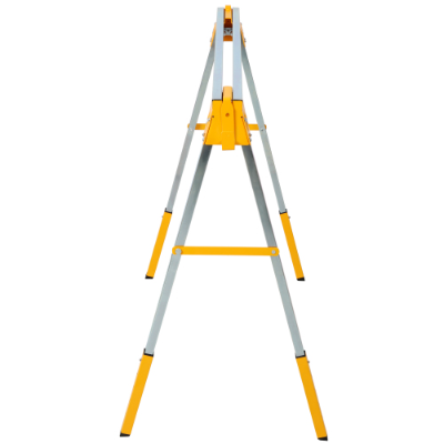 2PACK Adjustable Height Folding Sawhorses, Portable Heavy Duty Steel for Garage & Workshop, Fully Assembled - Image 9