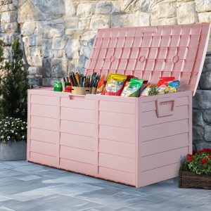 Durable Yard Plastic Storage Box for Outdoor Organization and Storage