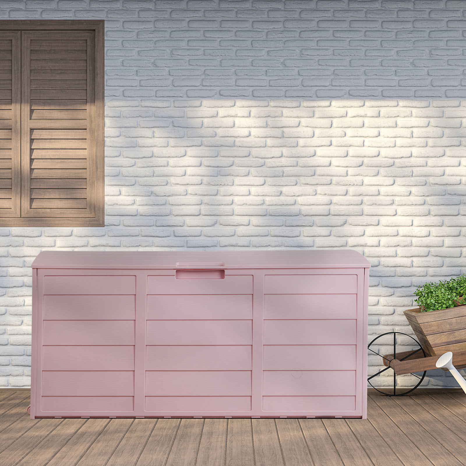 Durable Yard Plastic Storage Box for Outdoor Organization and Storage - Image 3