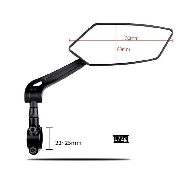 Wide-Angle Motorcycle Multi-Function Scooter Rearview Mirror Adjustments & Decor - Image 4