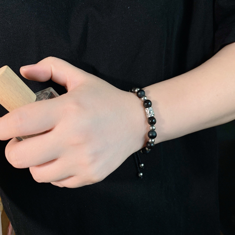 Stylish Silver Stone Bracelet for Men and Women in Durable Stainless Steel