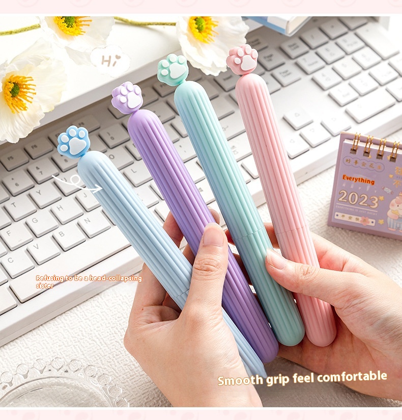 Adorable Cartoon Cat's Paw Series Small Hair Comb for Easy Styling