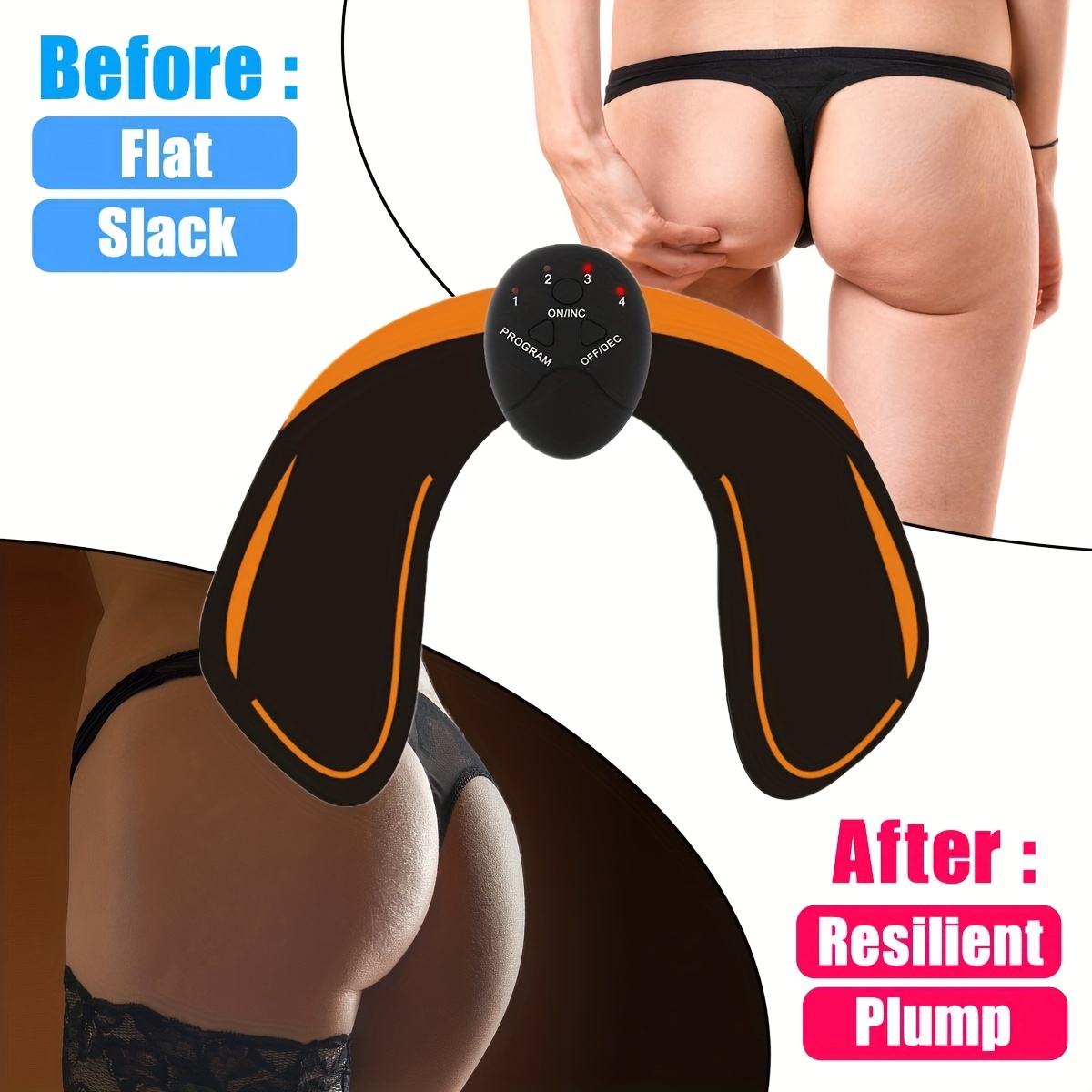 Hip Trainer - Portable Buttock Lift Massage Device for Smart Fitness at Home or Office | U-Shape Workout Equipment & Gifts for Women - Image 9