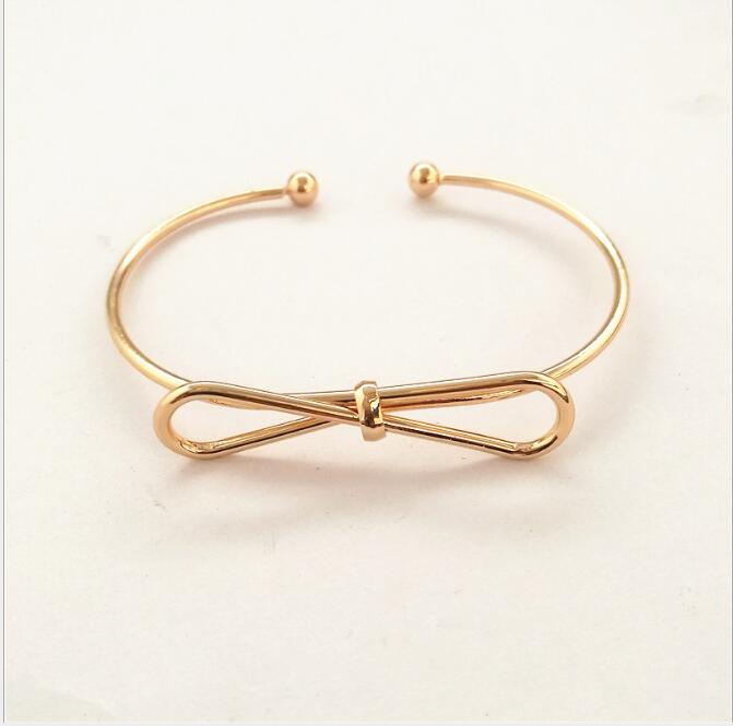 Stylish Knotted Knot O-Type Metal Openwork Bracelet for Trendy Elegance - Image 10