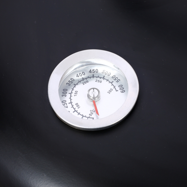 Portable 16 Inch Charcoal Smoked Grill - Outdoor Vertical Smoker for Camping, Black - Image 5