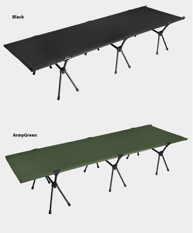 Lightweight Portable Dual-Purpose Outdoor Folding Bed for Ultimate Comfort - Image 7