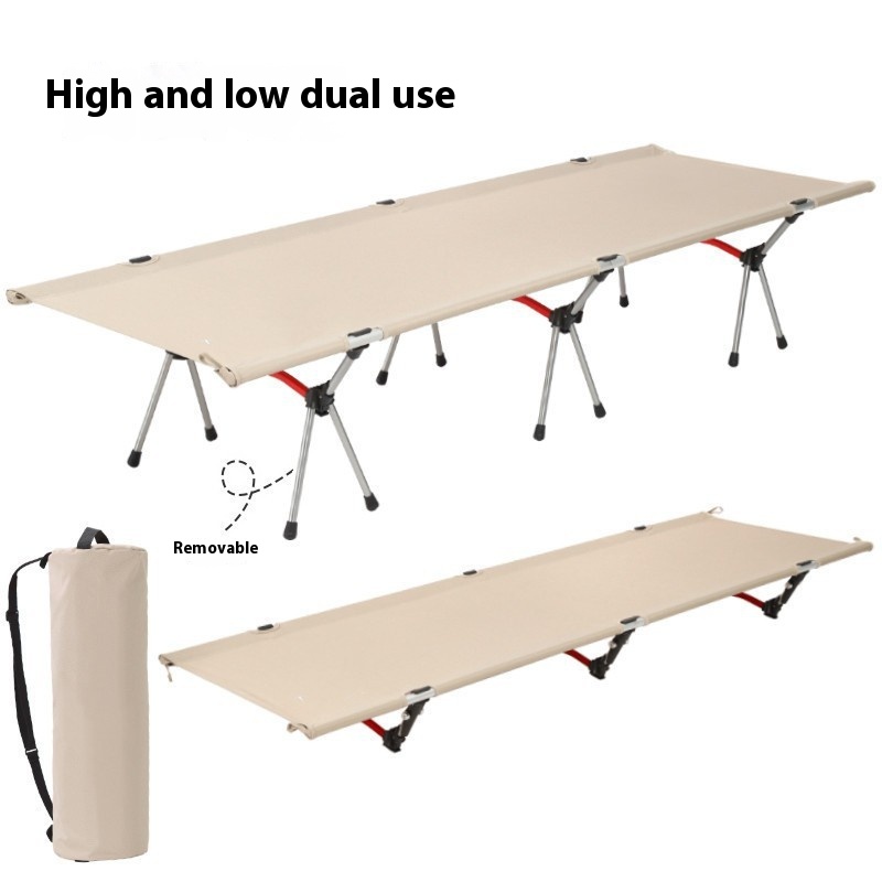 Lightweight Portable Dual-Purpose Outdoor Folding Bed for Ultimate Comfort - Image 15