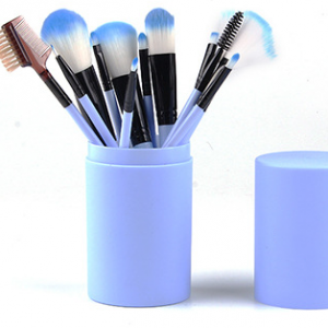 12-Piece Makeup Brush Set for Blush, Eyeshadow, Eyelash, and Highlighter