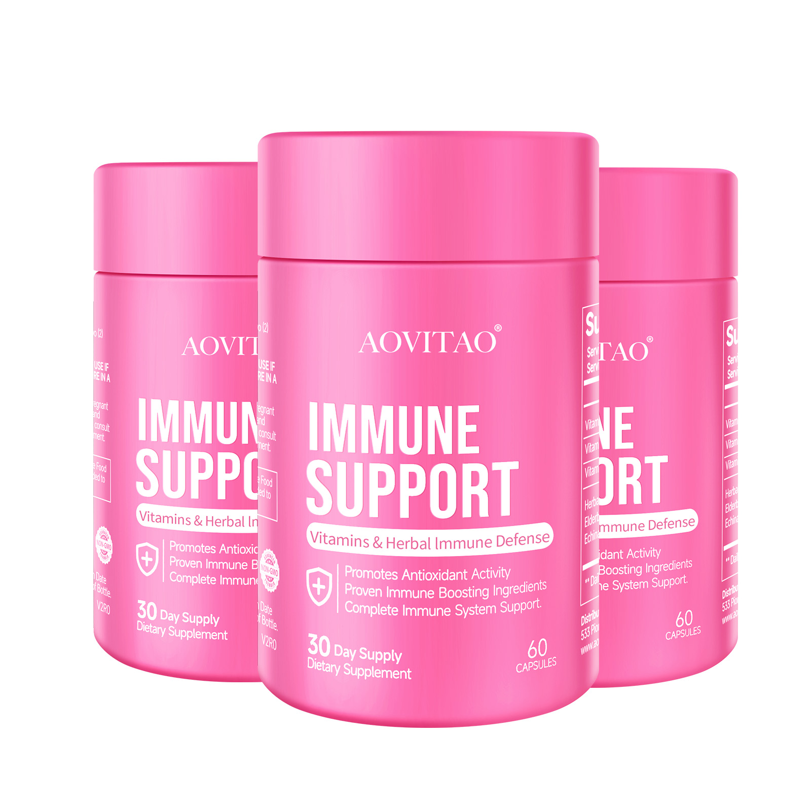 Natural Herbal Immune Defense: Powerful Immunity Vitamins & Mushroom Supplement with Lion's Mane, Reishi, Chaga, Cordyceps, Turkey Tail & More - Image 7