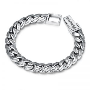 Vintage Six Word Mantra Men's Bracelet - Meaningful & Stylish Accessory