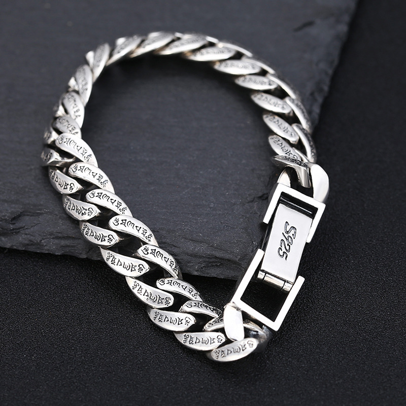 Vintage Six Word Mantra Men's Bracelet - Meaningful & Stylish Accessory - Image 4