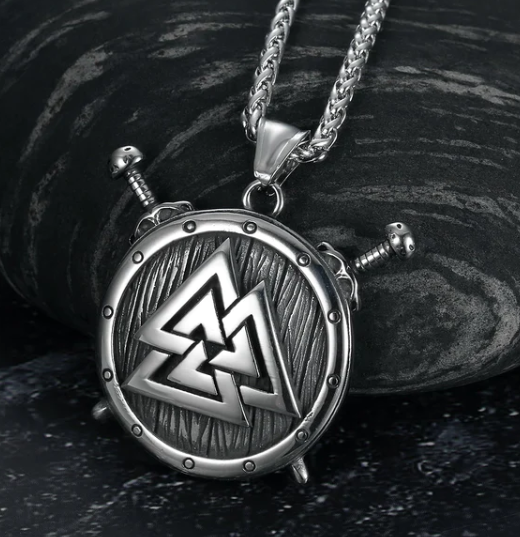 Stylish Vintage Nordic Rune Necklaces for Men - Stainless Steel Norse Runes Viking Jewelry, Pagan Elder Futhark Pendant Amulet Fashion - Image 24