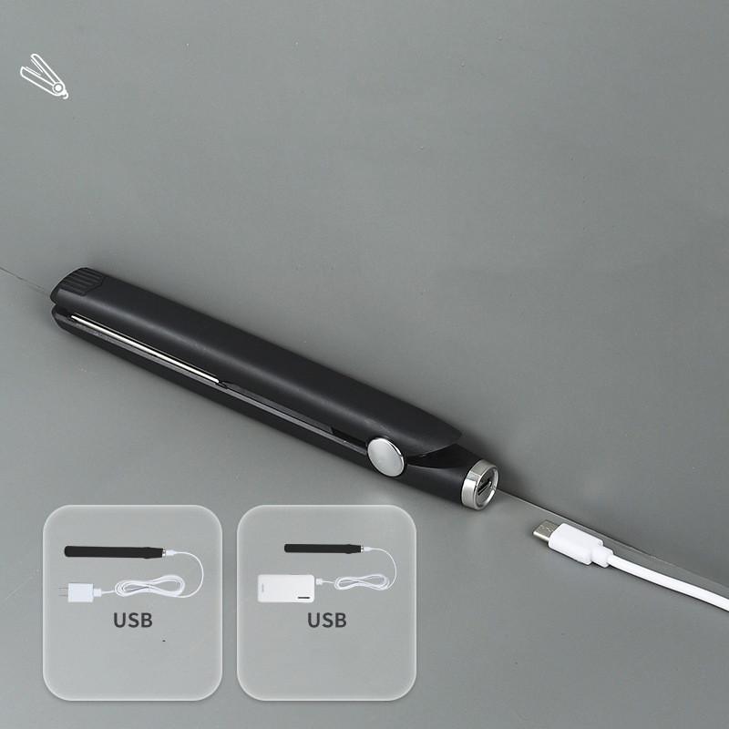 USB Interface Mini Hair Curler and Straightener - Dual-Use Hair Styling Tool - Image 2
