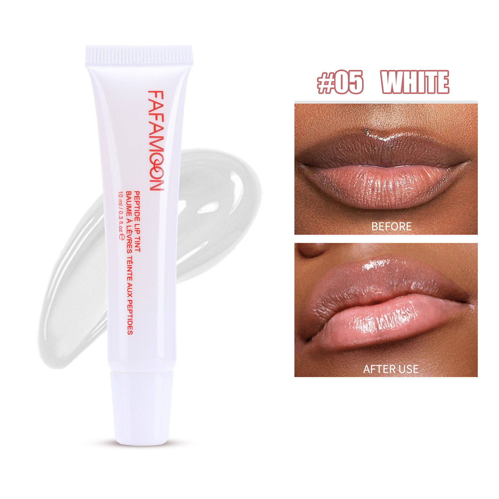 Waterproof Glossy Lip Glaze - Long Lasting Tea Red Liquid Lipstick for Doodle Lip Korean Makeup - Image 3