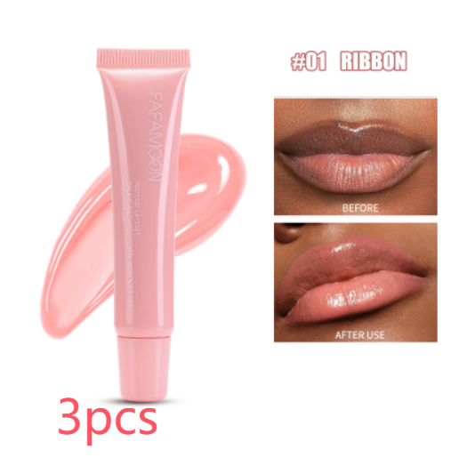 Waterproof Glossy Lip Glaze - Long Lasting Tea Red Liquid Lipstick for Doodle Lip Korean Makeup - Image 4