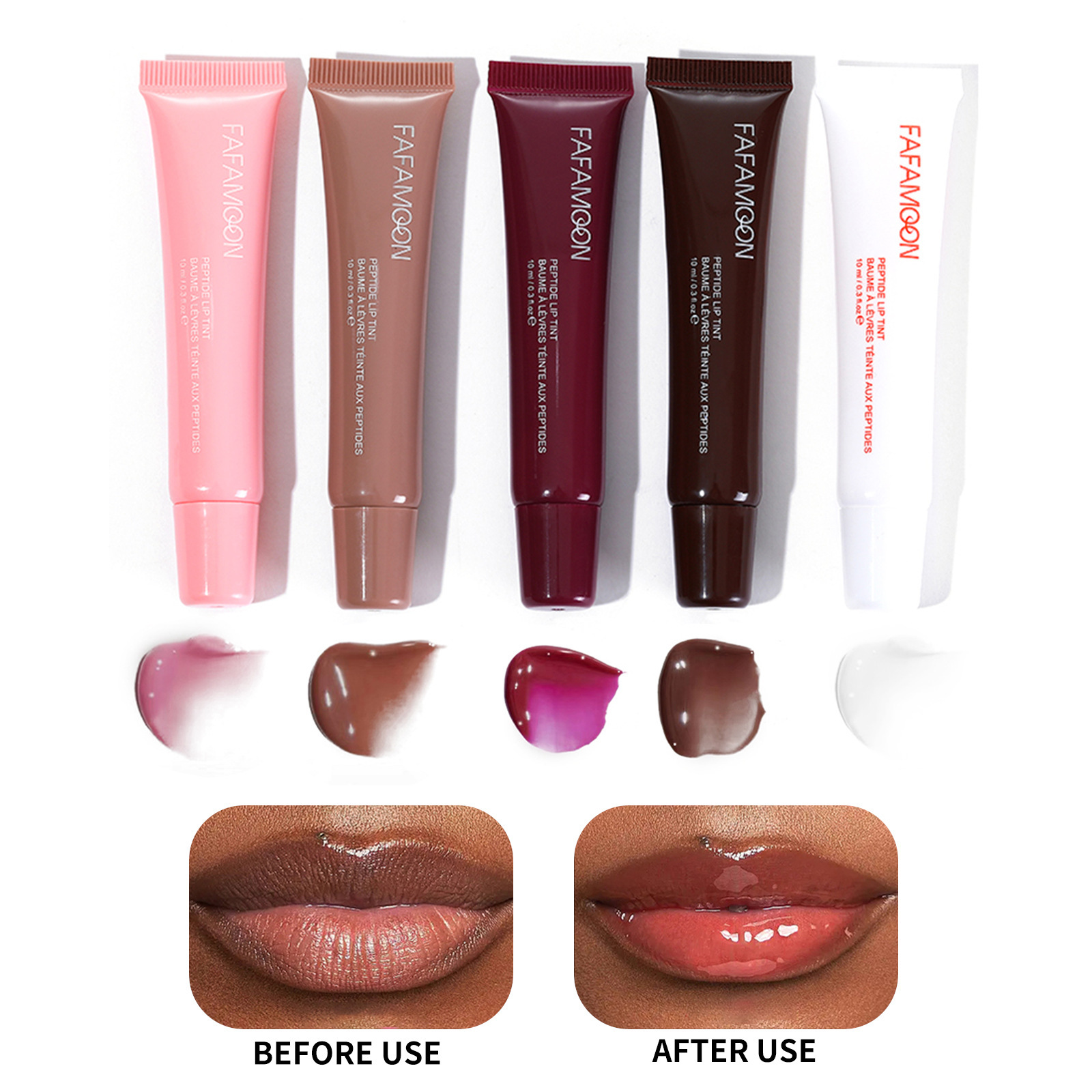 Waterproof Glossy Lip Glaze - Long Lasting Tea Red Liquid Lipstick for Doodle Lip Korean Makeup - Image 10