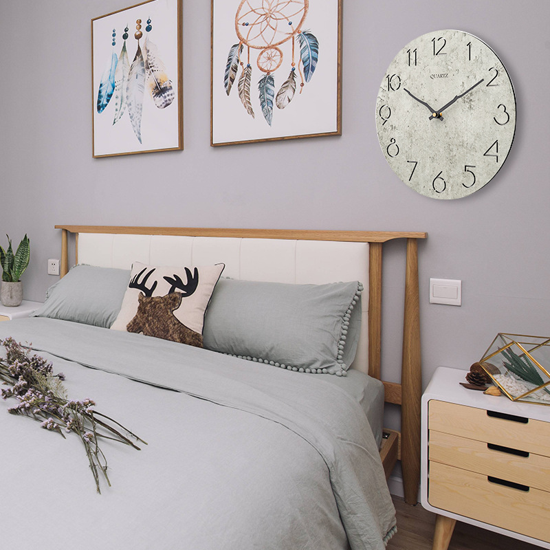 Stylish Modern Wall Clock for Living Rooms - Fashionable Household Timepiece